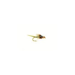 Beaded Nymphs Copper John Wired BH Chartreuse $2.42