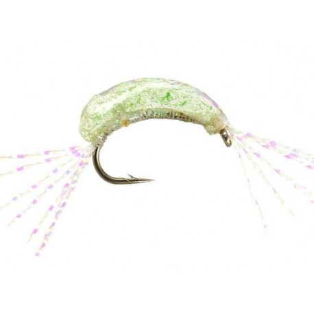 Czech Nymps and Gamarus gammarus epoxy natural green flash $2.34