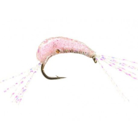 Czech Nymps and Gamarus gammarus epoxy natural rose flash $2.34