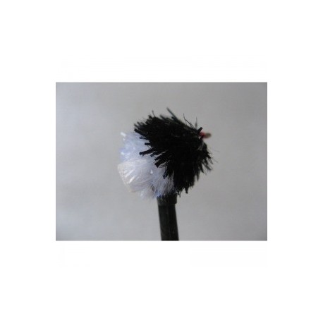 Fab Trout Flies black n white fab blob $2.34