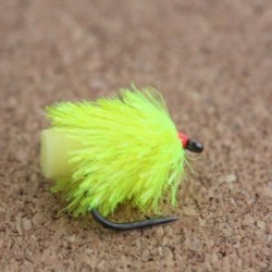 Fab Trout Flies fluorescent yellow fab( ) $2.34