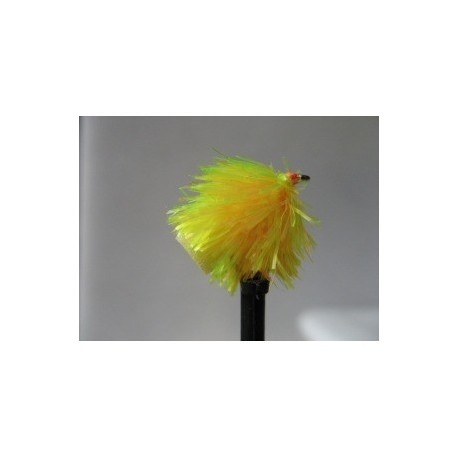 Fab Trout Flies mix atomic yellow blushing sunburst fab jelly blob $2.34