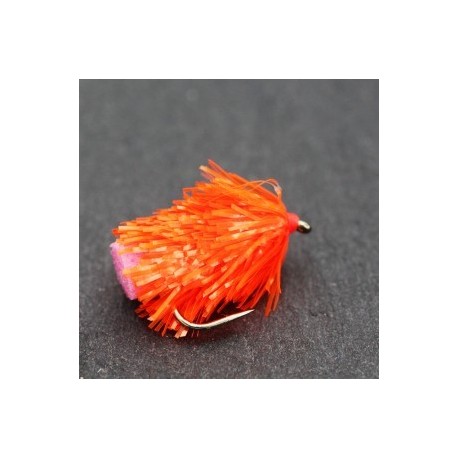 Fab Trout Flies orange fab blob $2.34