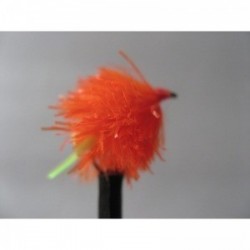 Fab Trout Flies orange half tail blob $2.34