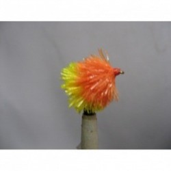 Fab Trout Flies orange sunburst fab blob $2.34