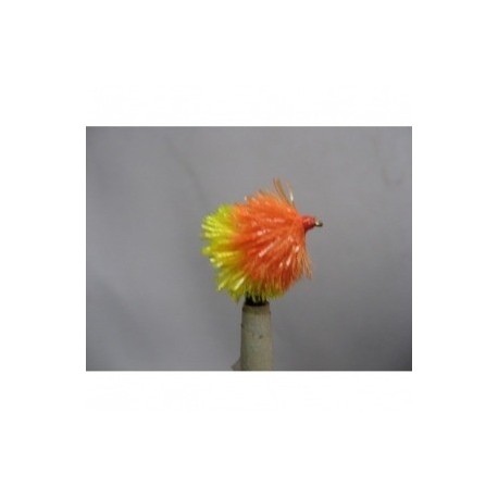 Fab Trout Flies orange sunburst fab blob $2.34