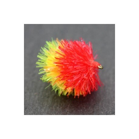 Fab Trout Flies red orange yellow fab blob $2.34