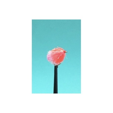 Fab Trout Flies safety orange marshmallow pink jelly fab blob $2.34