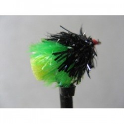Fab Trout Flies uv black green fab $2.34