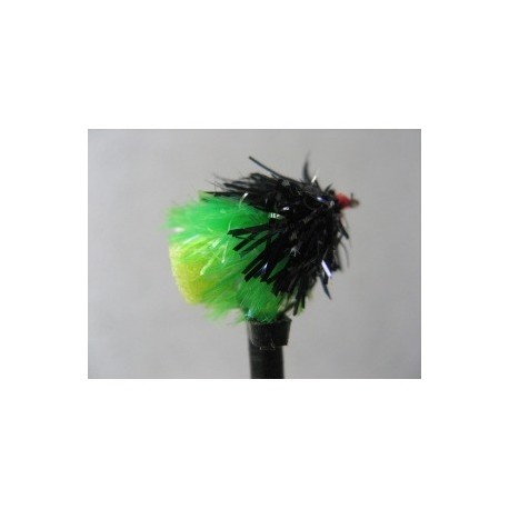 Fab Trout Flies uv black green fab $2.34