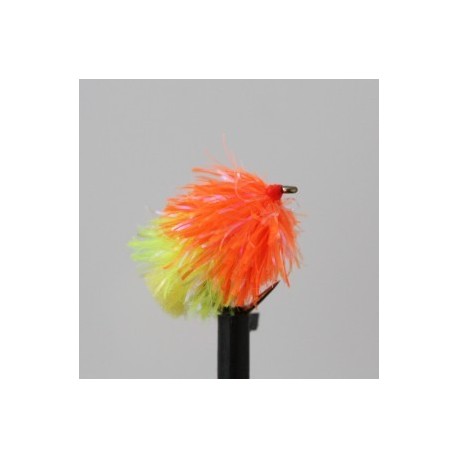 Fab Trout Flies uv orange yellow fab blob $2.34