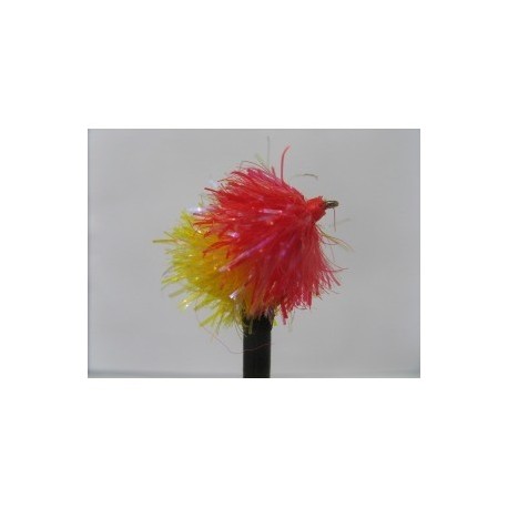 Fab Trout Flies uv red sunburst fab blob $2.34
