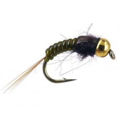 Tungsten Nymphs ales tg olive body glas $3.00