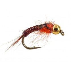Tungsten Nymphs ales tg orange body glas $3.00