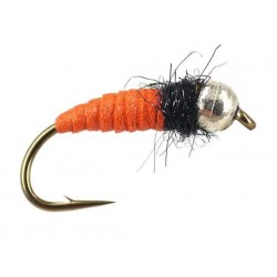 Tungsten Nymphs ales tg orange foam catcher $3.00