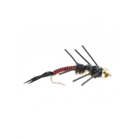 Tungsten Nymphs beadhead double tungsten wired stonefly rubberlegs red $3.00