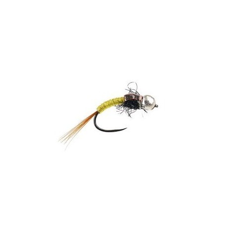 Tungsten Nymphs body glass yellow $3.00