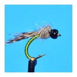 Tungsten Nymphs Caddis Emerger Chartreuse $3.00