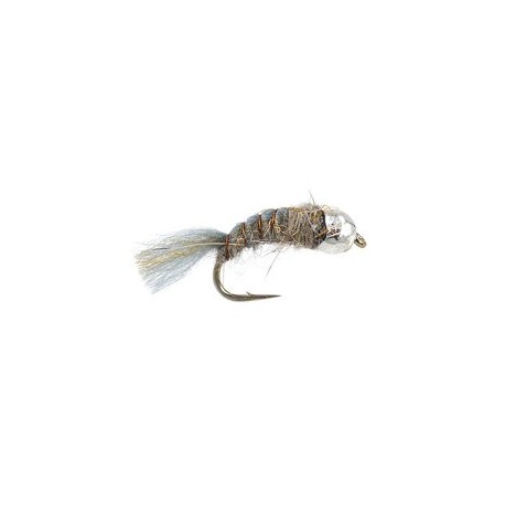 Tungsten Nymphs Furry Lt Grey BH Nymph $3.00