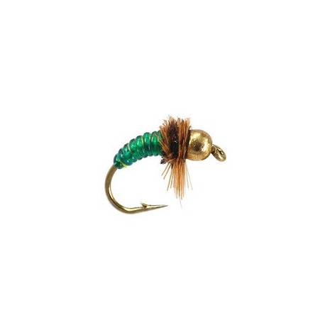 Tungsten Nymphs Green Yellow Body Glass TG $3.00