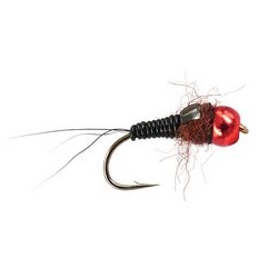 Tungsten Nymphs Hot Dark Body Glass TG Nymph $3.00