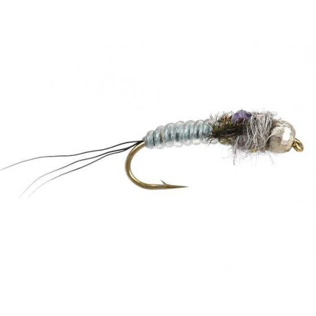 Tungsten Nymphs Ivans TG Body Glass Grey $3.00