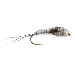 Tungsten Nymphs ivans tg body glass grey $3.00