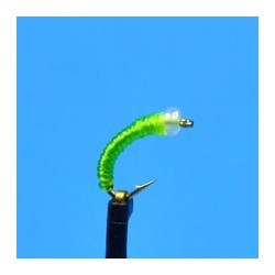 Beaded Nymphs Glass Bead Midge Chartreuse $2.42
