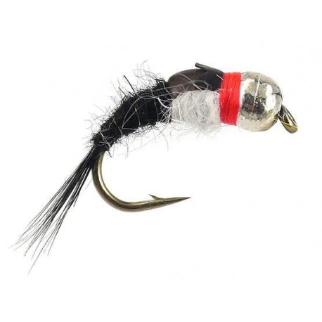 Tungsten Nymphs TG Black And White Nymph $3.00