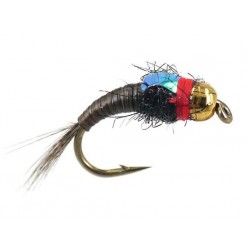 Tungsten Nymphs TG Kyles BH C N Superflash Pheasant Tail  Olive $3.00