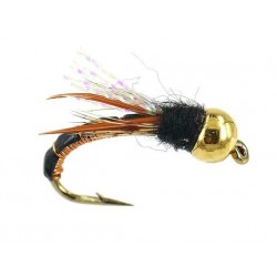 Tungsten Nymphs TG Wired Caddis Amber $3.00