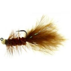Tungsten Nymphs TJ Woolly Bugger Brown $3.00