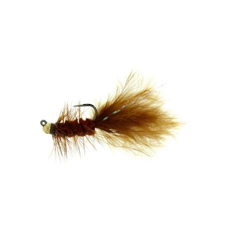 Tungsten Nymphs TJ Woolly Bugger Brown $3.00