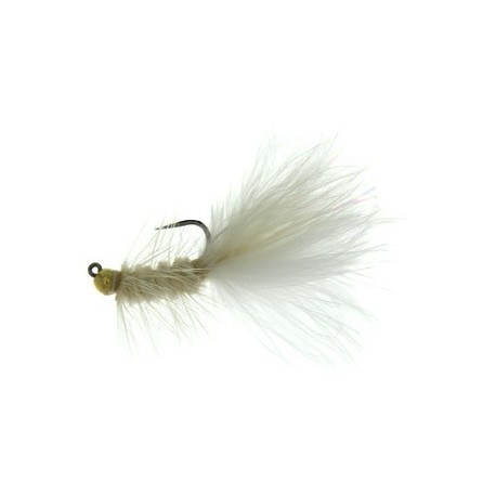 Tungsten Nymphs TJ Woolly Bugger White $3.00