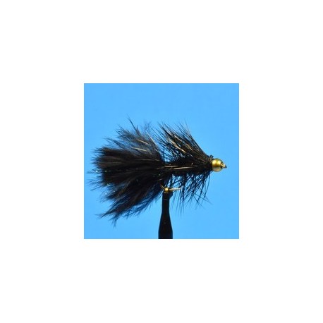 Tungsten Nymphs Tungsten Bead Head Woolly Bugger  Black $3.00