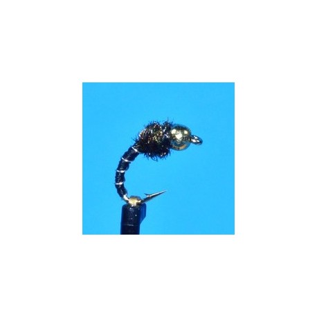 Tungsten Nymphs Tungsten Bead Head Zebra Midge Black $3.00