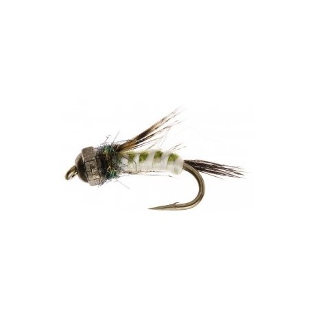 Tungsten Nymphs Woven Nymph Olive Cream $3.00