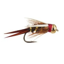 Beaded Nymphs Prince Nymph Red Choker $2.42