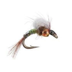 Beaded Nymphs Silvermans CDC Bubbleback  Olive $2.42