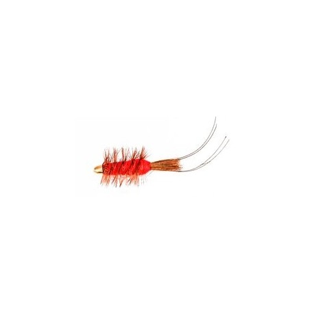 Tubes Frances Red Conehead  Copper Tube Fly $6.80