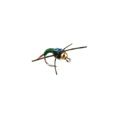 Beaded Nymphs Tung RL CN Copper Bob Copper Green $2.42