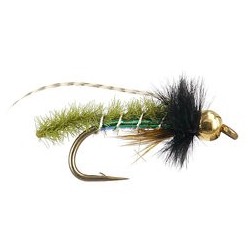 Beaded Nymphs Ultra Pupa Olive $2.42