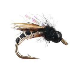 Beaded Nymphs Wired Caddis  Tan $2.42
