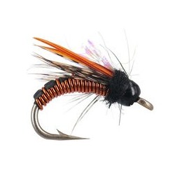 Beaded Nymphs Wired Caddis Amber $2.42