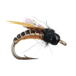 Beaded Nymphs Wired Caddis Gold $2.42