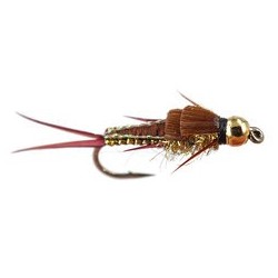 Beaded Nymphs Woven Slim Goldbrown Deluxe Stonefly $2.42