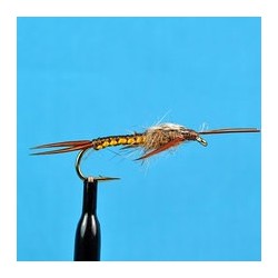 Beaded Nymphs Woven Stone Fly Nymph Brown $2.42