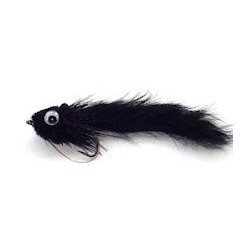 Bass Flies black leech bass bug $8.50