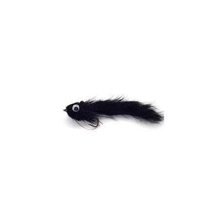 Bass Flies black leech bass bug $8.50