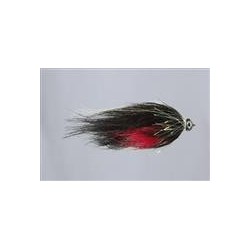 Bass Flies Chunk N Duck Black Red $8.50